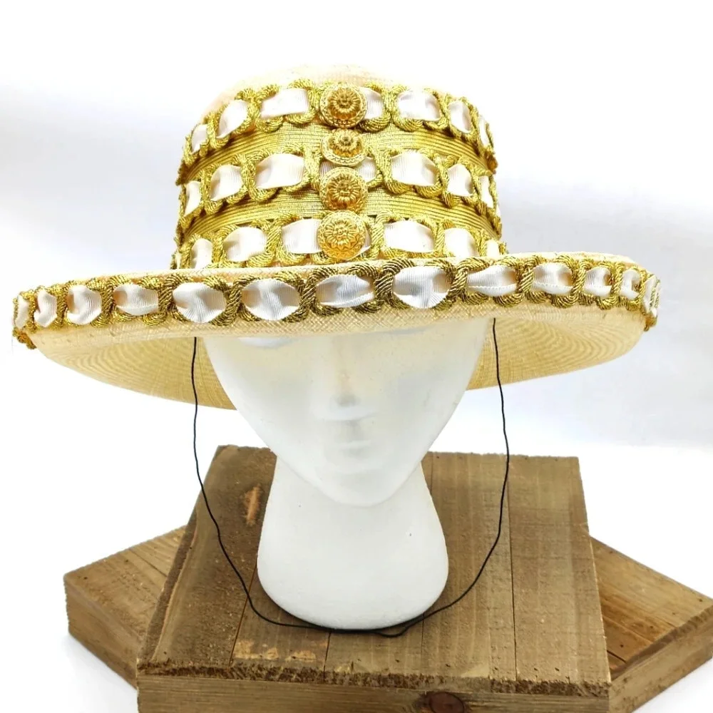 Vintage Whittail & Shon Wide Brim Hat - Picture 1 of 7